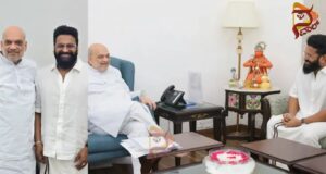 ಚುನಾವಣಾ ಫಲಿತಾಂಶಕ್ಕೆ ಮುಂಚೆ ಅಮಿತ್ ಶಾರನ್ನ ಭೇಟಿಯಾದ ನಟ ರಿಷಬ್ ಶೆಟ್ಟಿ