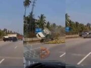 ಮೈಸೂರು ಬೆಂಗಳೂರು ಎಕ್ಸ್ಪ್ರೆಸ್ವೇನಲ್ಲಿ ವಾಹನ ಪಲ್ಟಿ, ಭಯಾನಕ ದೃಶ್ಯ ಸೆರೆ..!