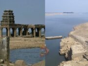 ಕೆಆರ್ಎಸ್ ಜಲಾಶಯ ನೀರಿನ ಮಟ್ಟ ಕುಸಿತ; ಪುರಾತನ ದೇವಾಲಯ ಗೋಚರ..!