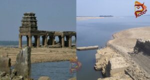 ಕೆಆರ್ಎಸ್ ಜಲಾಶಯ ನೀರಿನ ಮಟ್ಟ ಕುಸಿತ; ಪುರಾತನ ದೇವಾಲಯ ಗೋಚರ..!