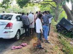 ಕಾರು ಗುದ್ದಿದ ರಭಸಕ್ಕೆ ಆಟೋ ಅಪ್ಪಚ್ಚಿ – 10 ಮಂದಿಗೆ ಗಾಯ..!