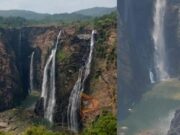 ಜೋಗ್ ಫಾಲ್ಸ್ನಲ್ಲಿ ಕುಸಿದು ಬಿದ್ದ ಬಂಡೆ – ಬೆಚ್ಚಿಬಿದ್ದ ಪ್ರವಾಸಿಗರು..!