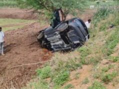 ಹೊಸ ಕಾರಿಗೆ ಮಾದಪ್ಪನ ಪೂಜೆ… ಹಿಂದಿರುಗುವ ದಾರಿಯಲ್ಲೇ ಕಾರು ಪಲ್ಟಿ! ಭಕ್ತರು ಶಾಕ್!