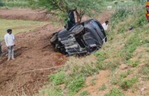 ಹೊಸ ಕಾರಿಗೆ ಮಾದಪ್ಪನ ಪೂಜೆ… ಹಿಂದಿರುಗುವ ದಾರಿಯಲ್ಲೇ ಕಾರು ಪಲ್ಟಿ! ಭಕ್ತರು ಶಾಕ್!