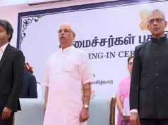 ವಿಜಯ್ ಸಂಪುಟ ವಿಸ್ತರಣೆ: 21 ಟಿವಿಕೆ, ಇಬ್ಬರು ಕಾಂಗ್ರೆಸ್ ಶಾಸಕರು ಸಚಿವರಾಗಿ ಪ್ರಮಾಣ; AIADMK ಬಣಕ್ಕೆ ಅವಕಾಶ ಇಲ್ಲ