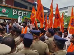 30ಕ್ಕೂ ಹೆಚ್ಚು ಬಜರಂಗದಳ ಕಾರ್ಯಕರ್ತರ ಬಂಧನ, ಸಚಿವ ಮಧು ಬಂಗಾರಪ್ಪಗೆ ಘೇರಾವ್