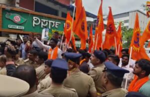 30ಕ್ಕೂ ಹೆಚ್ಚು ಬಜರಂಗದಳ ಕಾರ್ಯಕರ್ತರ ಬಂಧನ, ಸಚಿವ ಮಧು ಬಂಗಾರಪ್ಪಗೆ ಘೇರಾವ್