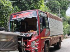 ಜೀಪು- ಟೆಂಪೋ ಮಧ್ಯೆ ಭೀಕರ ಅಪಘಾತ ̧ ಇಬ್ಬರು ಸಾವು, ಎಂಟು ಮಂದಿಗೆ ಗಾಯ : ಕೊಲ್ಲೂರು