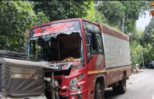 ಜೀಪು- ಟೆಂಪೋ ಮಧ್ಯೆ ಭೀಕರ ಅಪಘಾತ ̧ ಇಬ್ಬರು ಸಾವು, ಎಂಟು ಮಂದಿಗೆ ಗಾಯ : ಕೊಲ್ಲೂರು