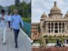 ವಿಧಾನಸೌಧಕ್ಕೆ ರಾಜಭವನದಿಂದ ನಡೆದಕೊಂಡು ಬಂದ ಸಚಿವ ಕೃಷ್ಣಬೈರೇಗೌಡ