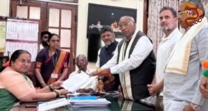 ಮಲ್ಲಿಕಾರ್ಜುನ್ ಖರ್ಗೆ : ರಾಜ್ಯಸಭಾ ಚುನಾವಣೆಗೆ ನಾಮಪತ್ರ ಸಲ್ಲಿಕೆ