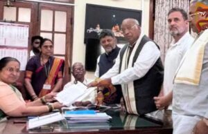 ಮಲ್ಲಿಕಾರ್ಜುನ್ ಖರ್ಗೆ : ರಾಜ್ಯಸಭಾ ಚುನಾವಣೆಗೆ ನಾಮಪತ್ರ ಸಲ್ಲಿಕೆ