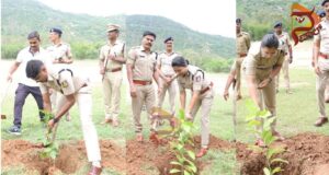 ವಿಶ್ವ ಪರಿಸರ ದಿನಾಚರಣೆ ಅಂಗವಾಗಿ ಪೊಲೀಸ್ ಇಲಾಖೆಯಲ್ಲಿ ವನಮಹೋತ್ಸವ