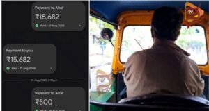 ಬಾಡಿಗೆ 150 ರೂ ಆದರೆ ಖಾತೆಗೆ ಬಂದಿದ್ದು 15000 ಸಾವಿರ : ಪ್ರಯಾಣಿಕನ ಹಣವನ್ನು ಮರಳಿಸಿದ ಆಟೋ ಚಾಲಕ