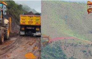 ಮುಳ್ಳಯ್ಯನಗಿರಿ : ಅಕ್ರಮ ರಸ್ತೆ ನಿರ್ಮಾಣ ̧ ಗುಡ್ಡದ ಮಣ್ಣು ಅಕ್ರಮ ಸಾಗಾಣೆಗೆ