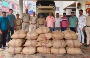 ಅಡಿಕೆ ಕಳ್ಳರು ಅರೆಸ್ಟ್ : 4.50 ಲಕ್ಷ ರೂಪಾಯಿ ಮೌಲ್ಯದ ಅಡಿಕೆ ವಶ