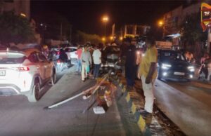 ರಾಯಚೂರು: ಕುಡಿದ ಮತ್ತಿನಲ್ಲಿ ಕಾರು ಚಲಾಯಿಸಿ ಡಿವೈಡರ್ ಗೆ ಡಿಕ್ಕಿ