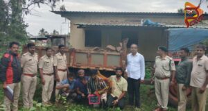 ದಾವಣಗೆರೆ : ಅರಣ್ಯದಲ್ಲಿ ಕಬ್ಬಿಣದ ಅದಿರು ದಂಧೆ , ನಾಲ್ವರು ಬಂಧನ, ಓರ್ವ ಪರಾರಿ
