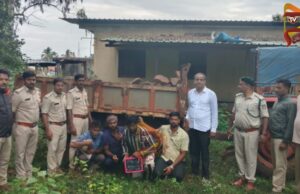 ದಾವಣಗೆರೆ : ಅರಣ್ಯದಲ್ಲಿ ಕಬ್ಬಿಣದ ಅದಿರು ದಂಧೆ , ನಾಲ್ವರು ಬಂಧನ, ಓರ್ವ ಪರಾರಿ