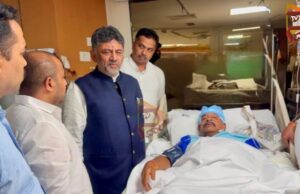ಹೈಕಮಾಂಡ್ ಭೇಟಿಗೆ ದೆಹಲಿಗೆ ತೆರಳಿದ್ದ ಶಾಸಕ ಷಡಕ್ಷರಿ ಅಸ್ವಸ್ಥ: ಆಸ್ಪತ್ರೆ ದಾಖಲು