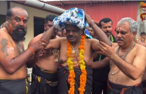 ಕೇಂದ್ರ ಸಚಿವ ಹೆಚ್.ಡಿ. ಕುಮಾರಸ್ವಾಮಿಯಿಂದ ಶಬರಿಮಲೆ ಯಾತ್ರೆ