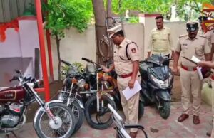 ರಾಯಚೂರು : ಮೂವರು ಬೈಕ್ ಕಳ್ಳರು ಪೊಲೀಸರ ವಶಕ್ಕೆ