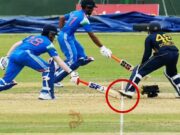 ಬ್ಯಾಟ್ ಸಿಲುಕಿದ ಪರಿಣಾಮ ರನೌಟ್: ಟೀಮ್ ಇಂಡಿಯಾ ಆಟಗಾರನ ವಿಚಿತ್ರ ವಿಕೆಟ್!