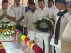 ಸೂರಜ್ ಹೆಗ್ಡೆಗೆ ಅಂತಿಮ ನಮನ: ರಾಹುಲ್ ಗಾಂಧಿ, ಡಿ.ಕೆ. ಶಿವಕುಮಾರ್, ಸಿದ್ದರಾಮಯ್ಯ ಸೇರಿ ಕಾಂಗ್ರೆಸ್ ನಾಯಕರಿಂದ ಶ್ರದ್ಧಾಂಜಲಿ